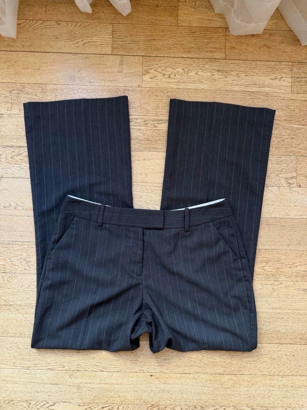 Vintage Worthington Pinstripe Wide Leg Trousers